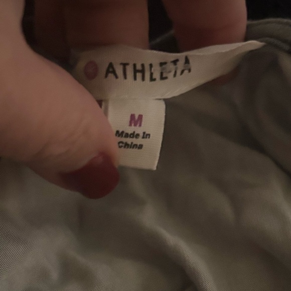 Athleta Ikat Tie Dye Dress Gray Black Size Medium - Picture 4 of 7